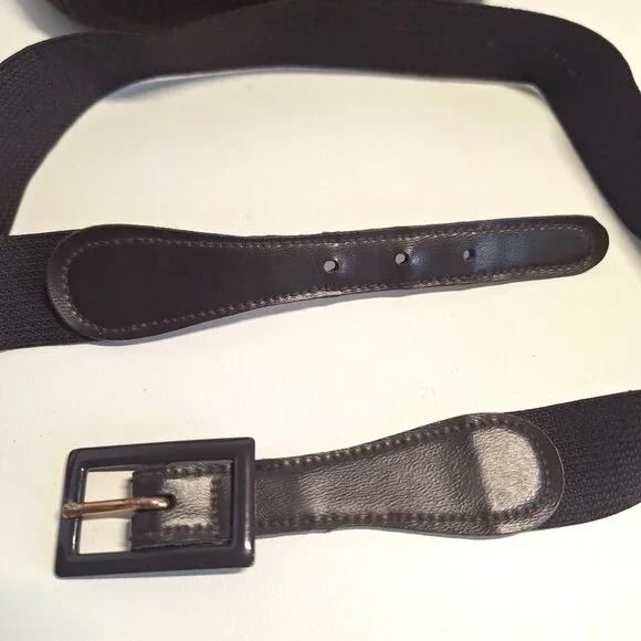 Brownie Girl Scout Beret & Adjustable Belt Brown Seam Issue on Hat READ Vintage - Picture 2 of 8